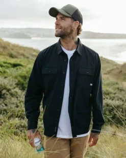 Shirts|Men's Outlet>Passenger Vision Organic Cotton Shirt Black