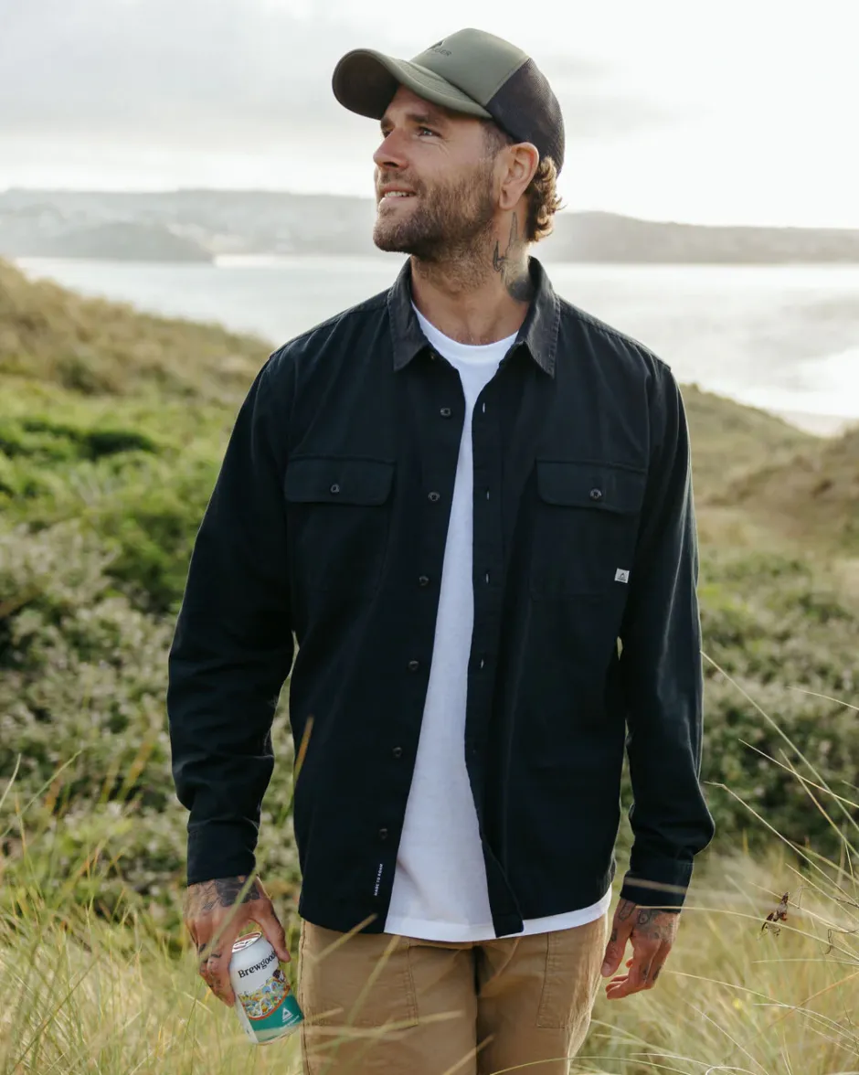 Shirts|Men's Outlet>Passenger Vision Organic Cotton Shirt Black