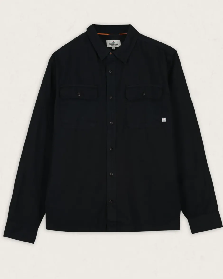 Shirts|Men's Outlet>Passenger Vision Organic Cotton Shirt Black