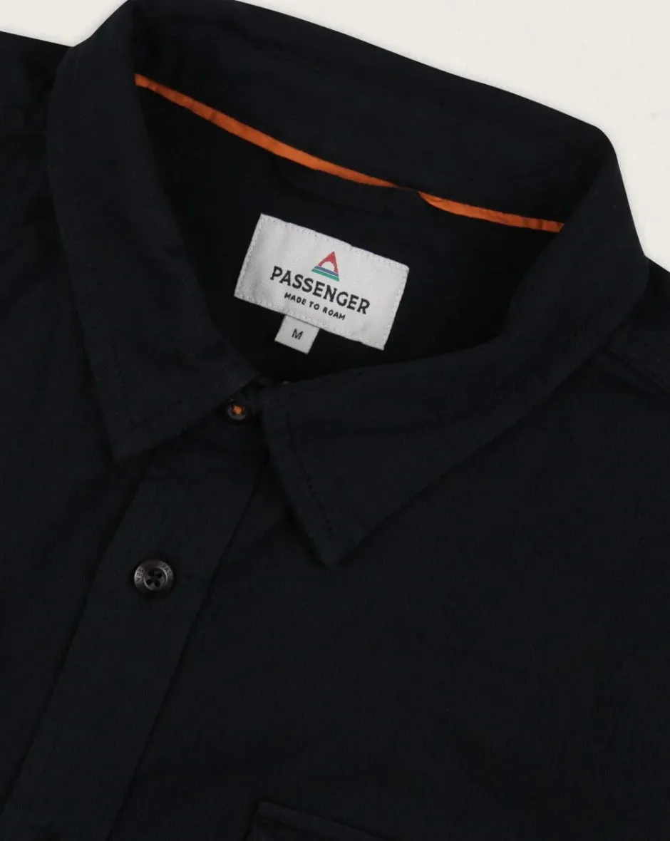 Shirts|Men's Outlet>Passenger Vision Organic Cotton Shirt Black