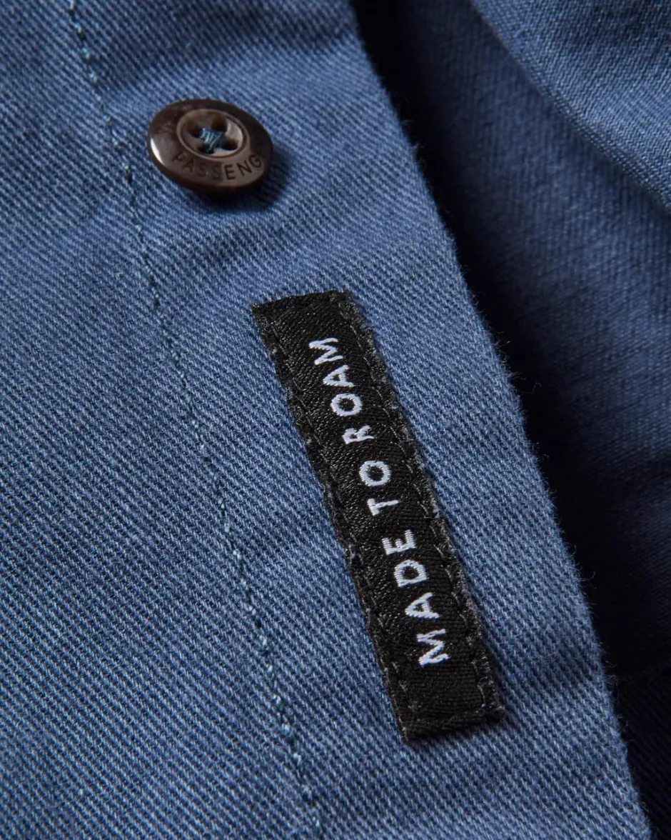 Shirts|Best Sellers>Passenger Vision Organic Cotton Shirt Dark Denim