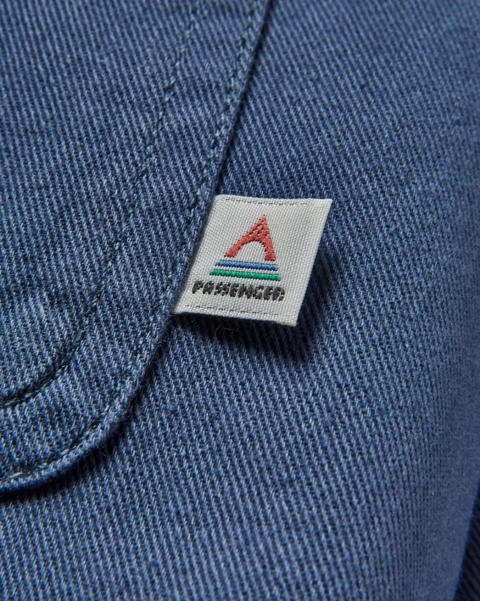 Shirts|Best Sellers>Passenger Vision Organic Cotton Shirt Dark Denim