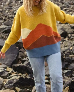 Knitwear|Women's Outlet>Passenger Vista Jumper Amber Gold