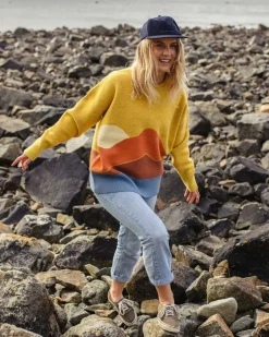 Knitwear|Women's Outlet>Passenger Vista Jumper Amber Gold