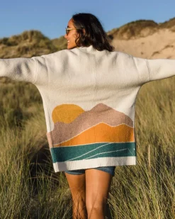 Knitwear|Women's Outlet>Passenger Vista Recycled Knitted Cardigan Off White