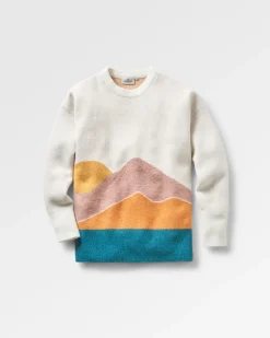 Knitwear|Women's Outlet>Passenger Vista Recycled Oversized Knitted Jumper Off White