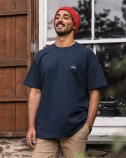 T-Shirts & Tank Tops|Men's Outlet>Passenger Vita Organic Relaxed Fit T-Shirt Deep Navy