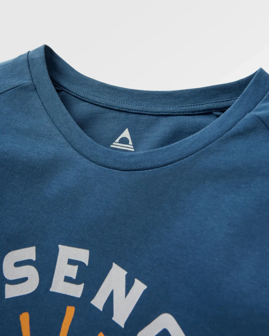 Tops & T-Shirts>Passenger Wander LS T-Shirt Dark Denim