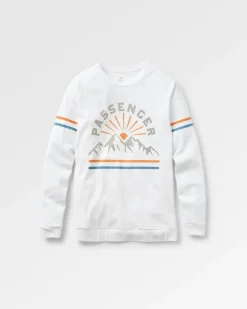 Tops & T-Shirts>Passenger Wander LS T-Shirt White
