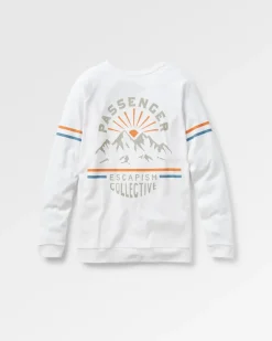 Tops & T-Shirts>Passenger Wander LS T-Shirt White