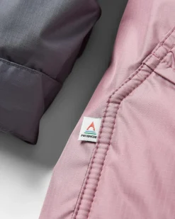 Changing Robes & Ponchos>Floris van Bommel Waves Recycled Sherpa Lined Changing Robe Grape / Charcoal