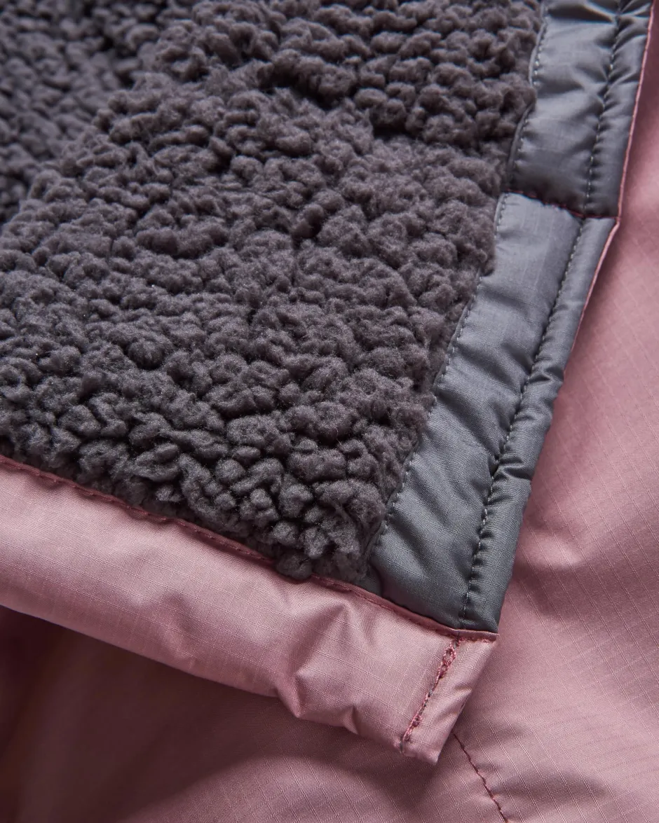 Changing Robes & Ponchos>Floris van Bommel Waves Recycled Sherpa Lined Changing Robe Grape / Charcoal