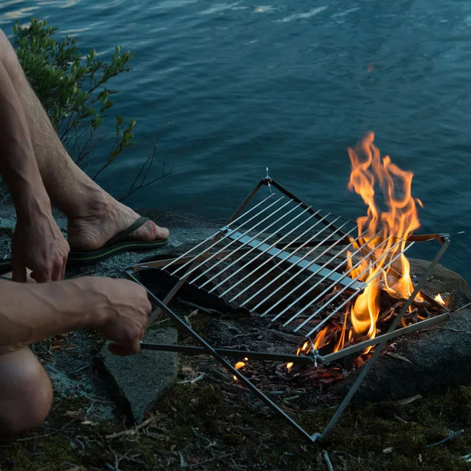 Outdoor Living|Outdoor Living>Floris van Bommel Wolf and Grizzly Grill (without Fire Set) Stainless Steel