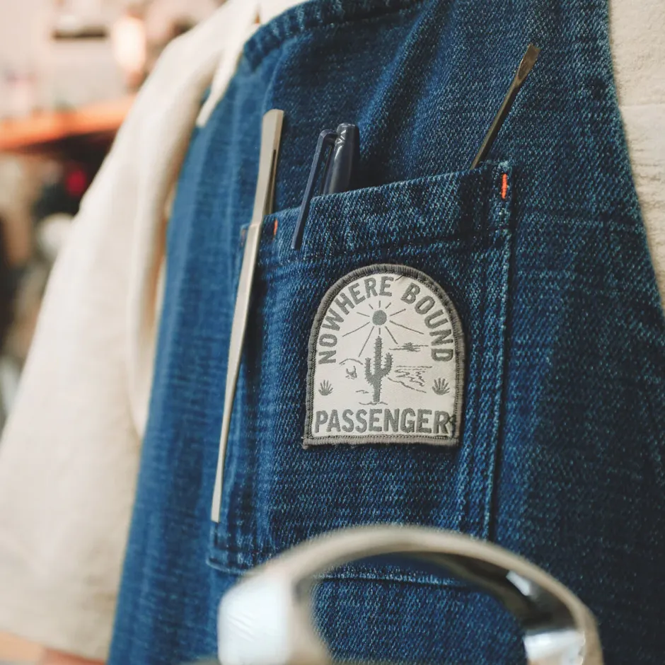 Outdoor Living|Outdoor Living>Floris van Bommel Yard Organic Cotton Denim Apron Dark Denim