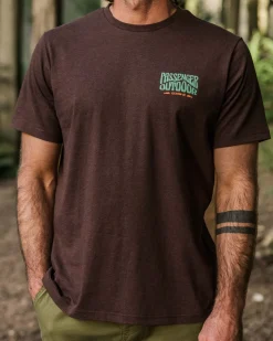 T-Shirts & Tank Tops|Men's Outlet>Passenger Yuca Organic Cotton T-Shirt Java Marl