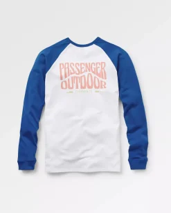 T-Shirts & Tank Tops|Men's Outlet>Passenger Yuca Recycled Cotton LS T-Shirt True Blue