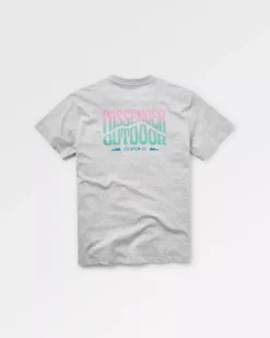 T-Shirts & Tank Tops|Men's Outlet>Passenger Yuca Recycled Relaxed Fit T-Shirt Grey Marl
